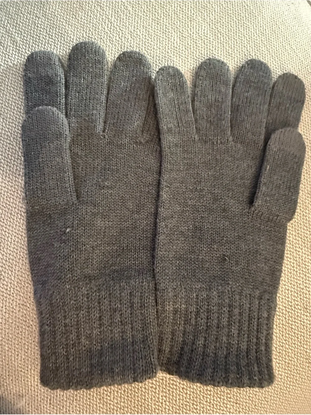 UGG Gray Knit tech Gloves